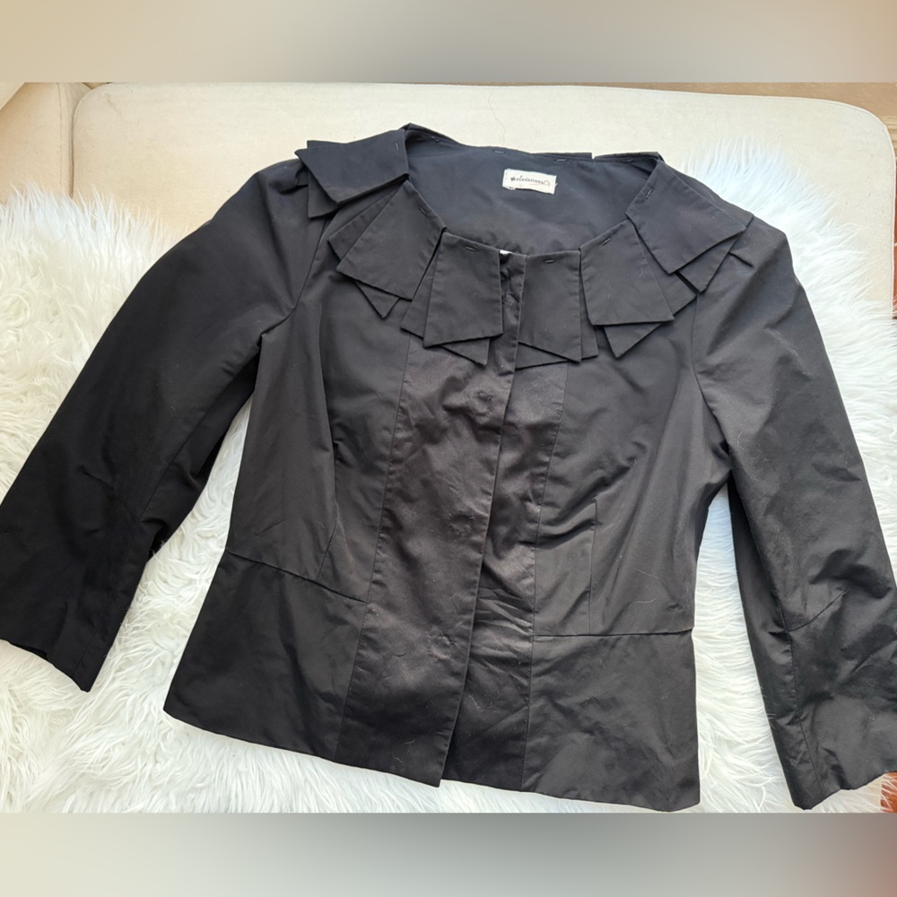 Anthropologie Elevenses Black Top